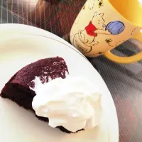 ガトーショコラ生クリーム添え✡|あこさん