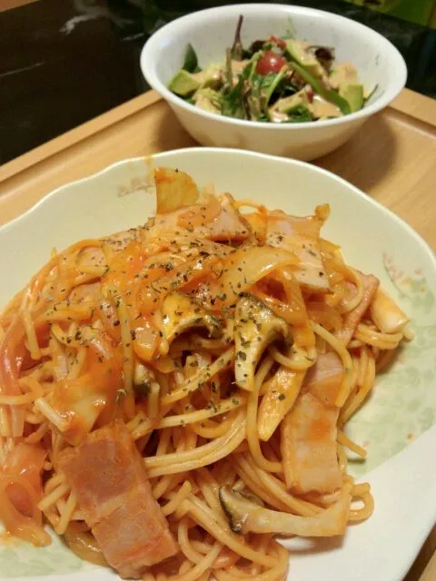 フライパン1つでトマトソーススパゲッティー☆|加藤智子さん