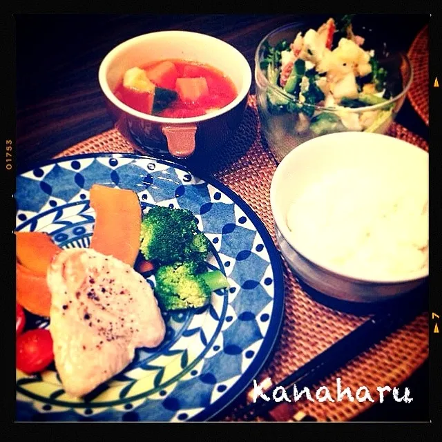 今日の夕飯♡|harurouさん