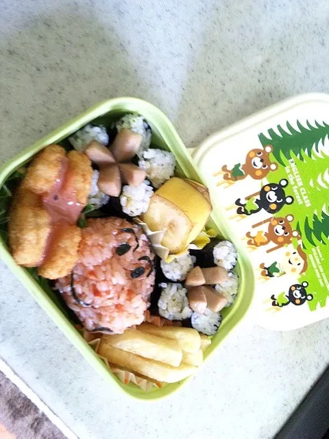 年少さんの息子のお弁当♪アンパンマン弁当|ʕ •́؈•̀ ₎maiʕ •́؈•̀ ₎さん