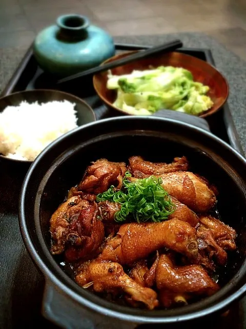 Chicken braised with ginger and caramel|rick chanさん