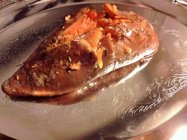 Snapdishの料理写真:sweet herb baked sweet potato|Sasha Smithさん