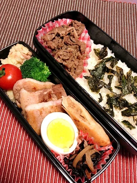 高2息子用弁当|カオリさん