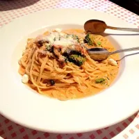 Snapdishの料理写真:Tomato cream pasta|りなさん