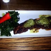 Snapdishの料理写真:Hanger Steak with Pepita Butter|Lindsay Anne Welshさん