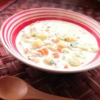 Veggie Clam chowder🐚お野菜たっぷりクラムチャウダー♨