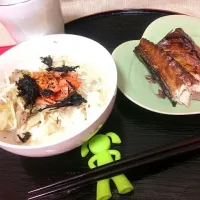 鯖と肉白菜の白すき焼き風|おりさん