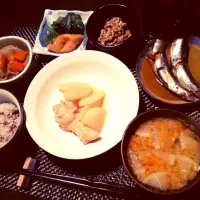 Healthy Japanese dinner!|PinkBarbieさん