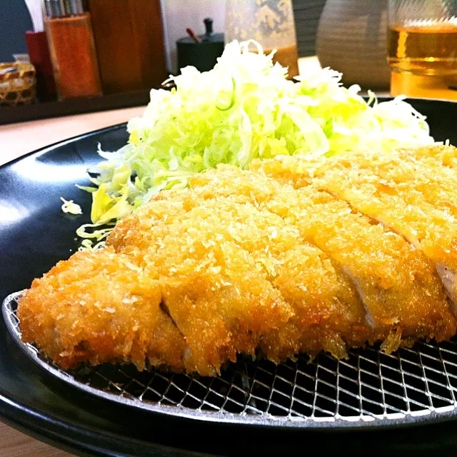 ロースカツ定食。|かじぃさん