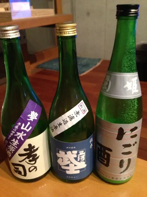 今夜の日本酒 三種|あきらさん