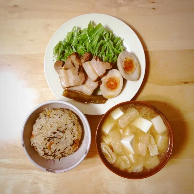 角煮定食|さたーすさん