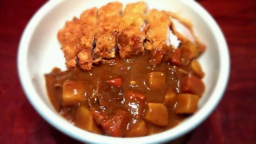 curry rice with fried pork|khantaphon leelachayakulさん