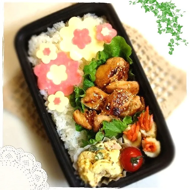 Snapdishの料理写真:旦那サマのお弁当|ゆりっぺ⋆*❁さん