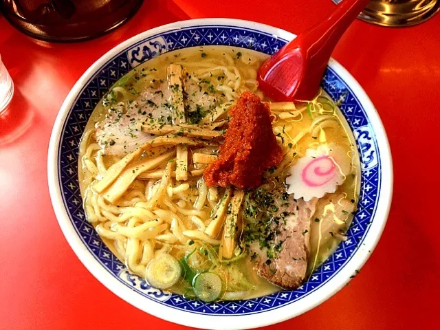 Snapdishの料理写真:赤湯辛みそラーメン  780円|なべだいさん