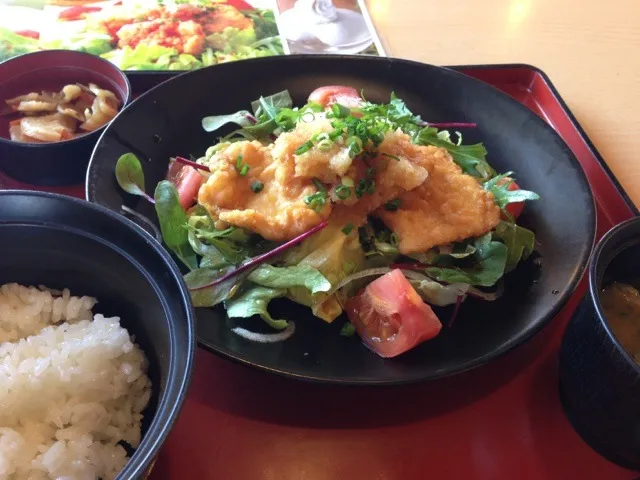 みぞれとり天定食|こうじさん