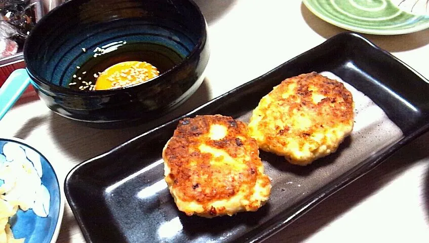 豆腐と鶏挽き肉のつくね|あすペンさん