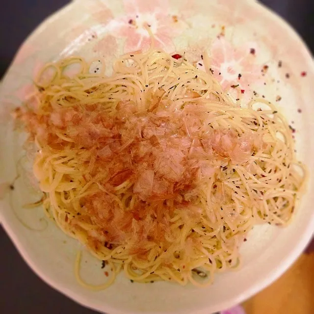 Snapdishの料理写真:梅しそとじゃこのパスタ♡|まいぷさん