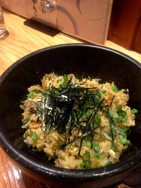 Snapdishの料理写真:ジャコ高菜炒飯|Takumanmaさん