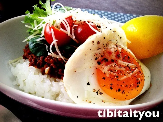 タコライスフェス最終回 一人飯|ちび隊長さん