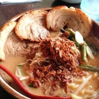 Snapdishの料理写真:田所商店の信州味噌ラーメン|もえさん