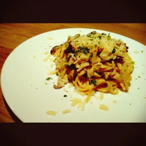 Butter mushroom pasta|ChingKuさん