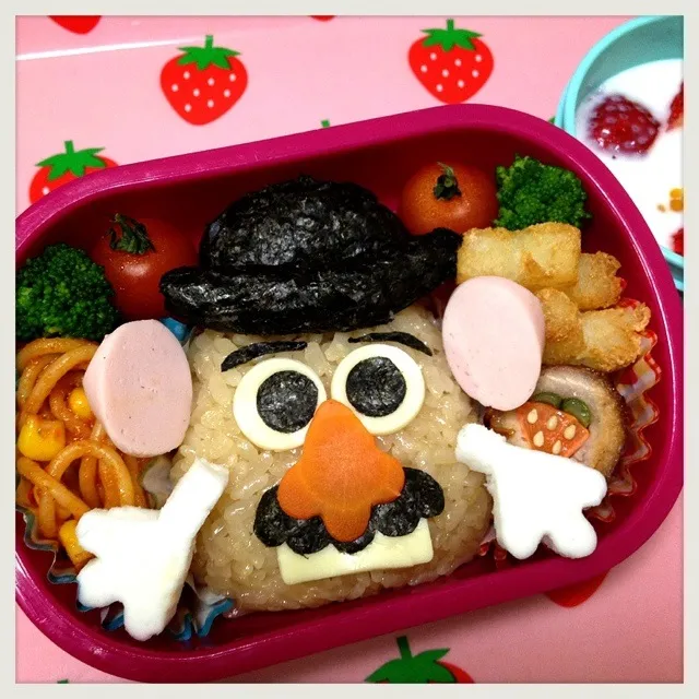 Snapdishの料理写真:ポテトヘッド♡弁当|uiさん