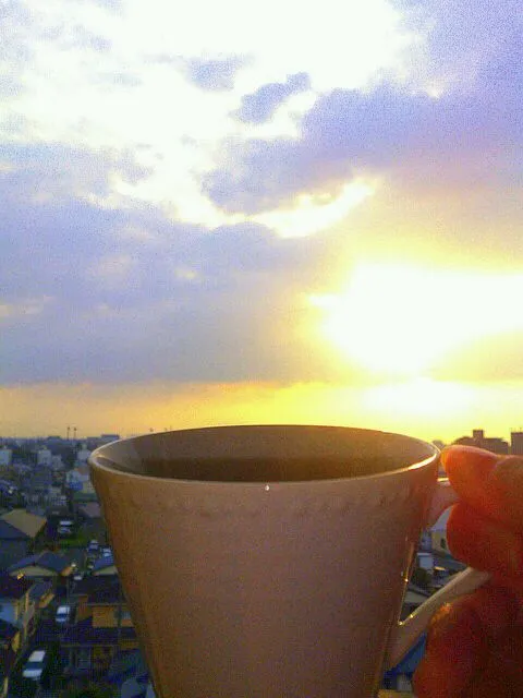 Sunrise ＆morning coffee|ぷーさん