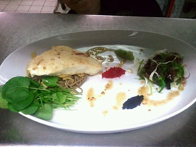 Chilean sea bass with caviar|Jacki Carterさん