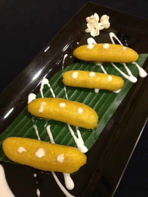 Poached banana in syrup with coconut milk|Prae~*さん