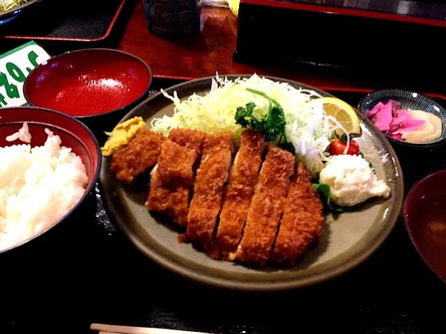 ロースカツ定食 おかやま食堂|けいこさん