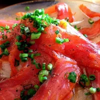 Smoked salmon from Norway