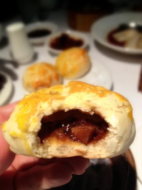 Snapdishの料理写真:Char siew polo bun|willzさん