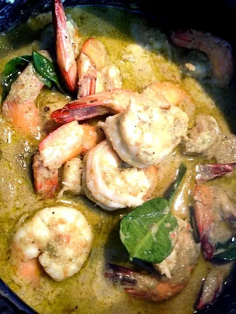 Thai Green curry Prawns|Jenny Leeさん