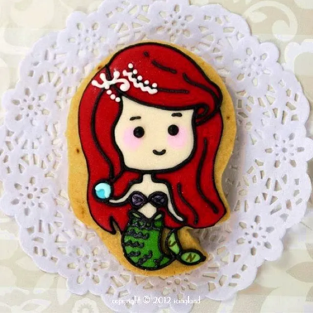 Princess icing cookies|conniesinさん