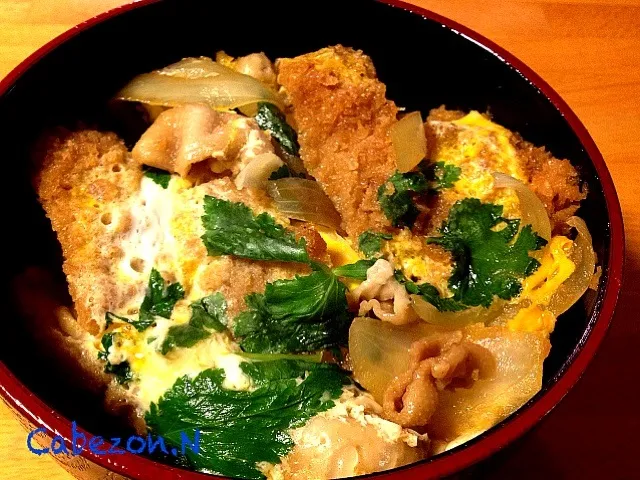 今日の賄い  カツのっけ親子丼|Cabezon.Nakamuraさん