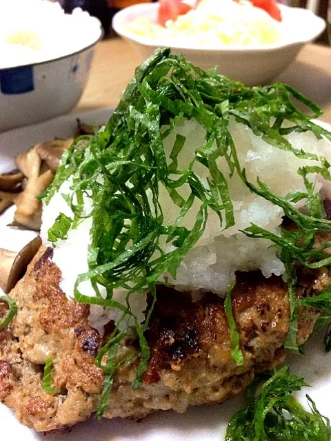 Hamburg has entered tofu 豆腐入りハンバーグ|ショウコさん