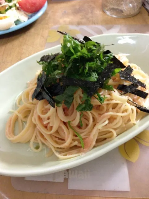 Snapdishの料理写真:明太子パスタ♡|♥DaiA♦さん