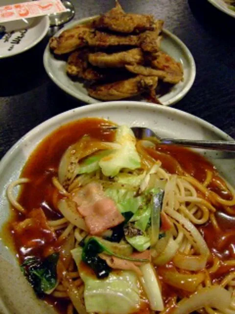 神田・世界の山ちゃんの手羽先とあんかけ焼きそば|すーさん