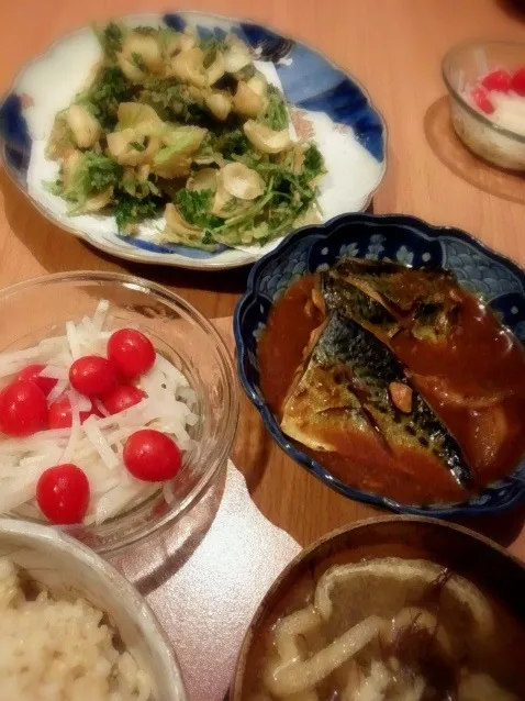 晩ごはん 鯖の味噌煮|ヤマモトショウコさん