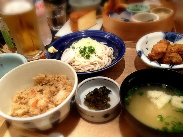 冷やし五島うどんと中津唐揚げ定食|Tomomiさん