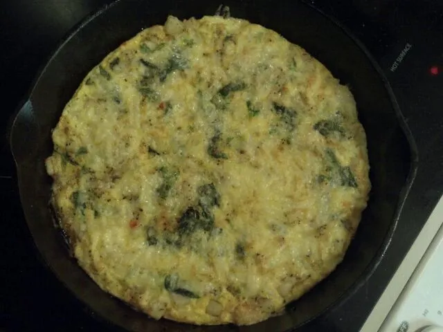 arugala potato and cheese fritata|Wil Millerさん