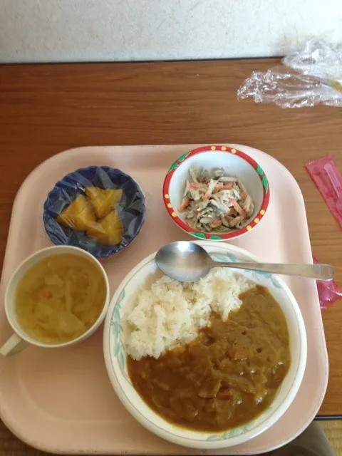 Snapdishの料理写真:施設給食 カレーライス|nellie abandoさん