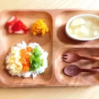 Snapdishの料理写真:男の子だけどもひな祭りプレート|eriさん