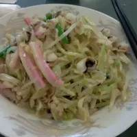 Snapdishの料理写真:長崎皿うどん 太麺|とむこさん