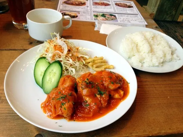 Boiled Chicken w/ Tomato Sauce|chan mitsuさん