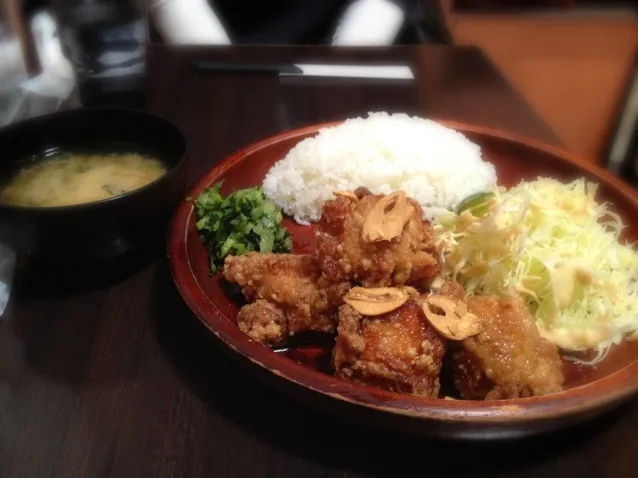 唐揚げ定食  にんにく醤油味！|samuさん