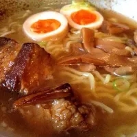 Snapdishの料理写真:3日目の角煮で作るラーメン|ゆきこさん