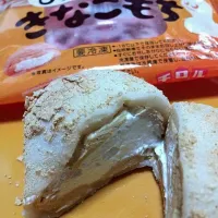 Snapdishの料理写真:もちもちきなこもち(*Ü*)|なーさんさん