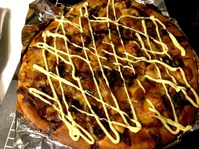 照り焼きピザー米粉1号|さーやーさん