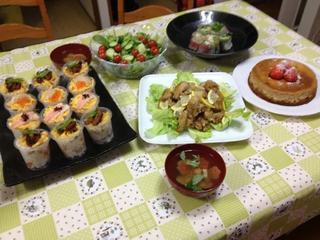 Snapdishの料理写真:2013.ひな祭りパーティー|ゆみこさん